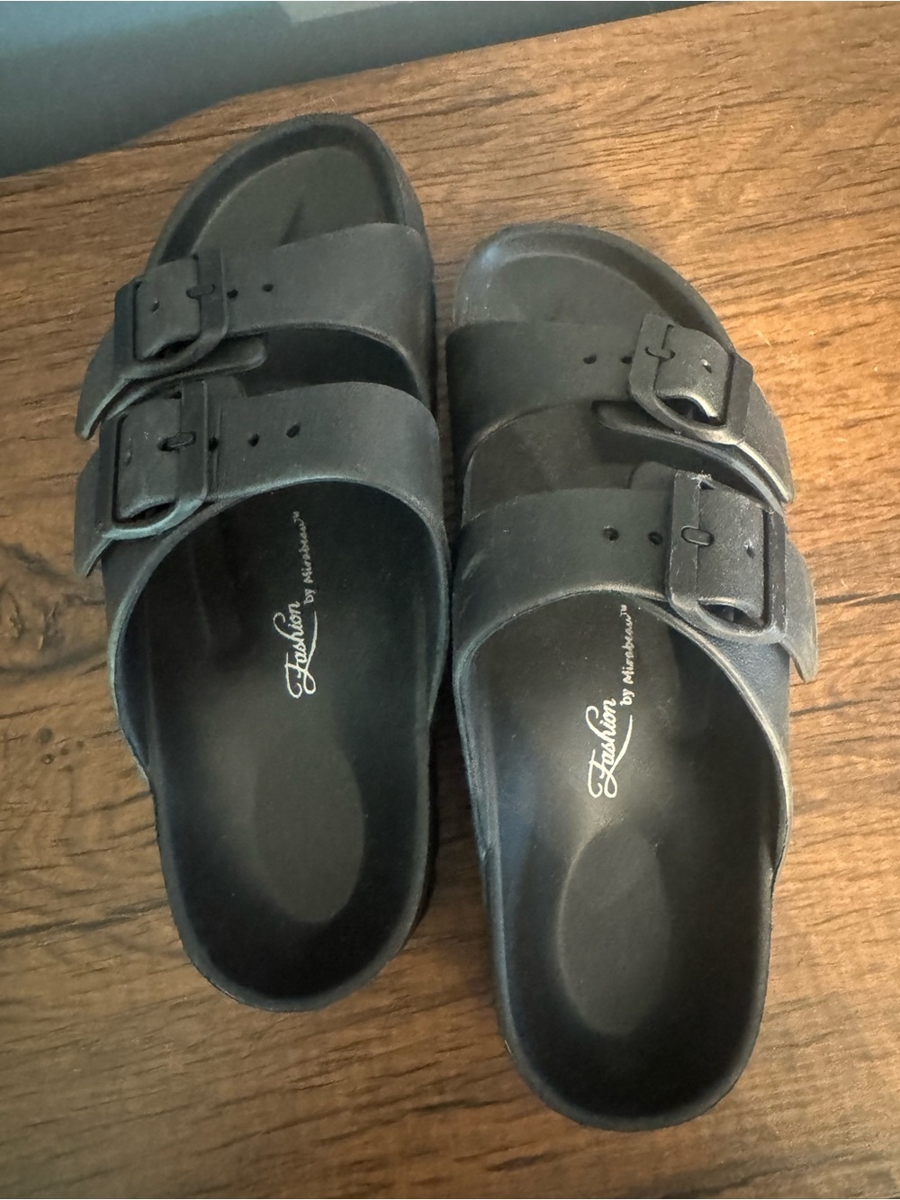 NEW Dual-Buckle Slide Sandals - Picture 2 of 4